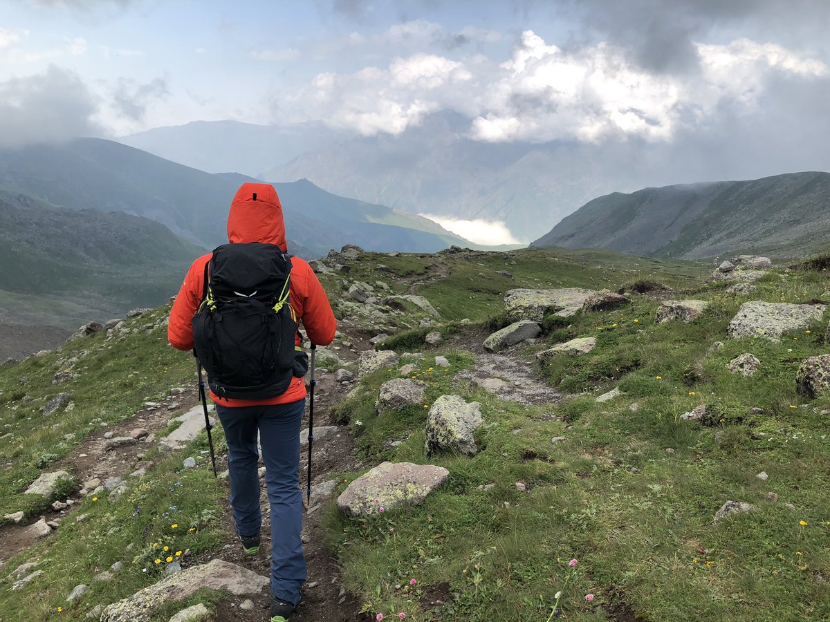 AdventurousEwe's tweet photo. Day 2 trekking in Georgia. This place is defiantly putting onto your bucket list to visit. #bucketlist #mountainlife #ewecandoit https://t.co/tJqyDzHnW8