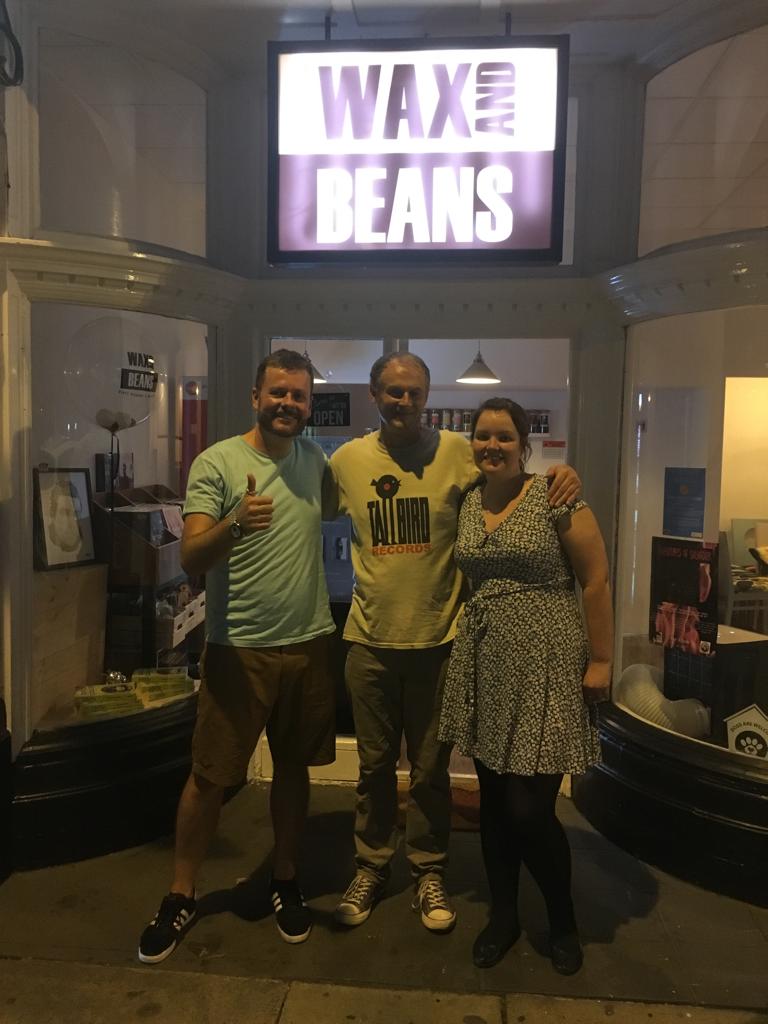 waxandbeans's tweet photo. Brilliant first in store event last night with the movie screening of @Revival_Vinyl - The Vinyl Revival And The Shops That Made It Happen. Fab support from the folk of Bury, and when Graham speaks, everyone listens. And laughs! #Legend 🙏 Shout out to @TallbirdRecords #nicetee https://t.co/S8uufK7PK6