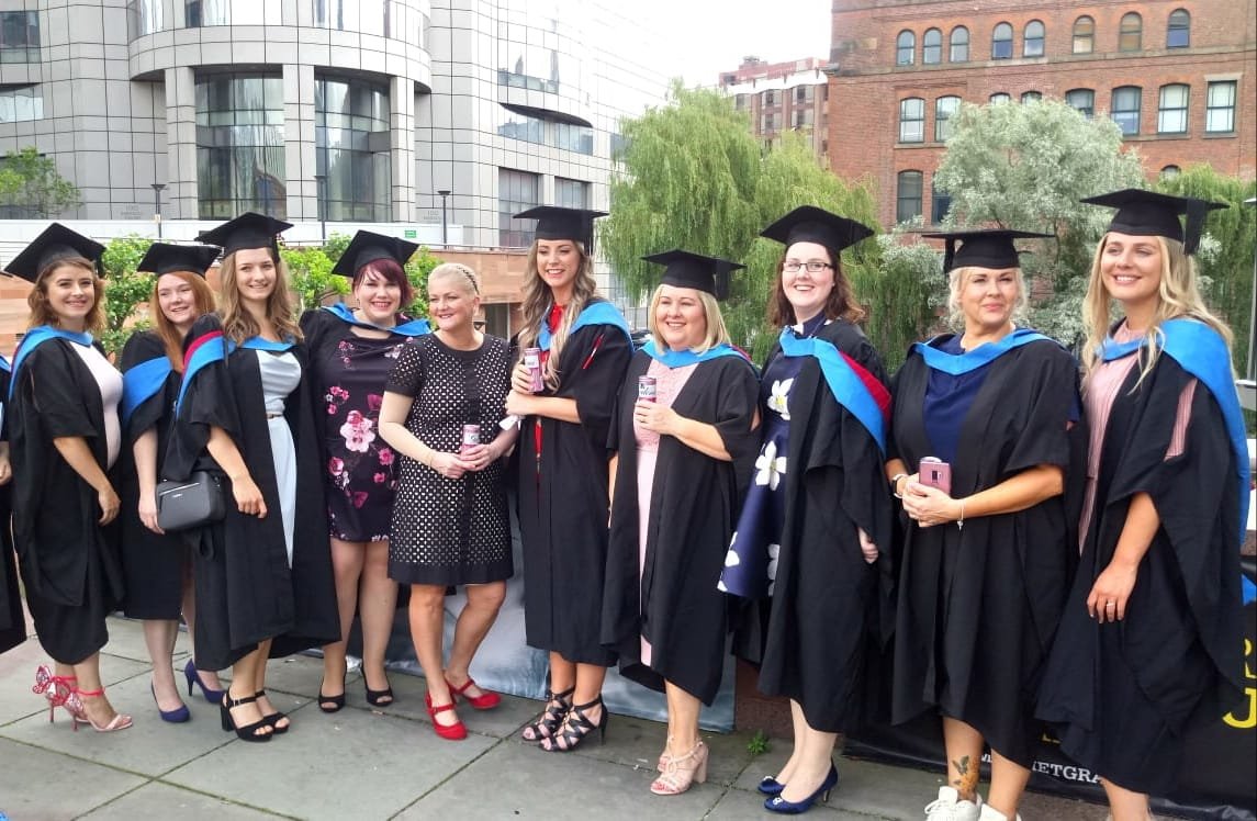 StockportNHS's tweet photo. Fabulous to see our newly qualified Nursing Associates graduating yesterday - a proud day for us all #Proud2care https://t.co/1FsnWJllJ5