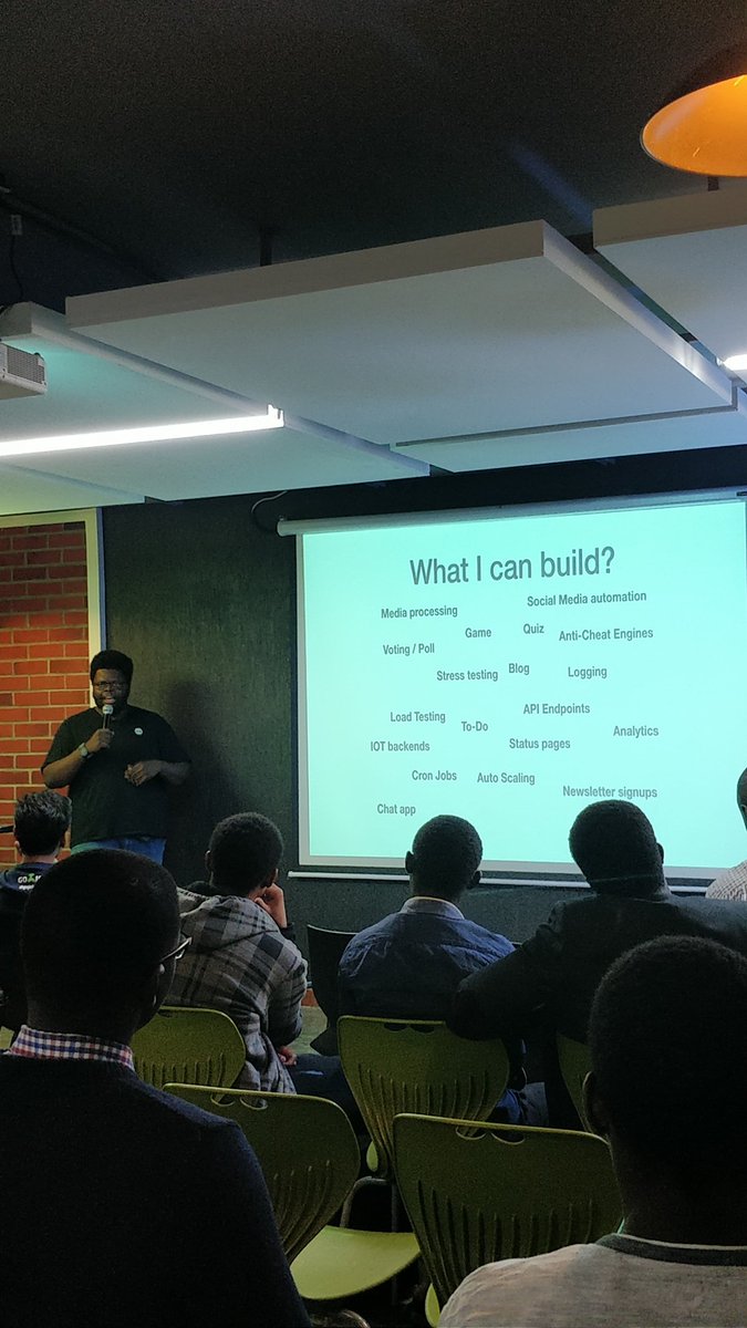 The coconut connoisseur <a href="/Denis_Sellu/">Denis 🥥</a> sharing a snippet of what can be built on Serverless

#RubyConfKE2019