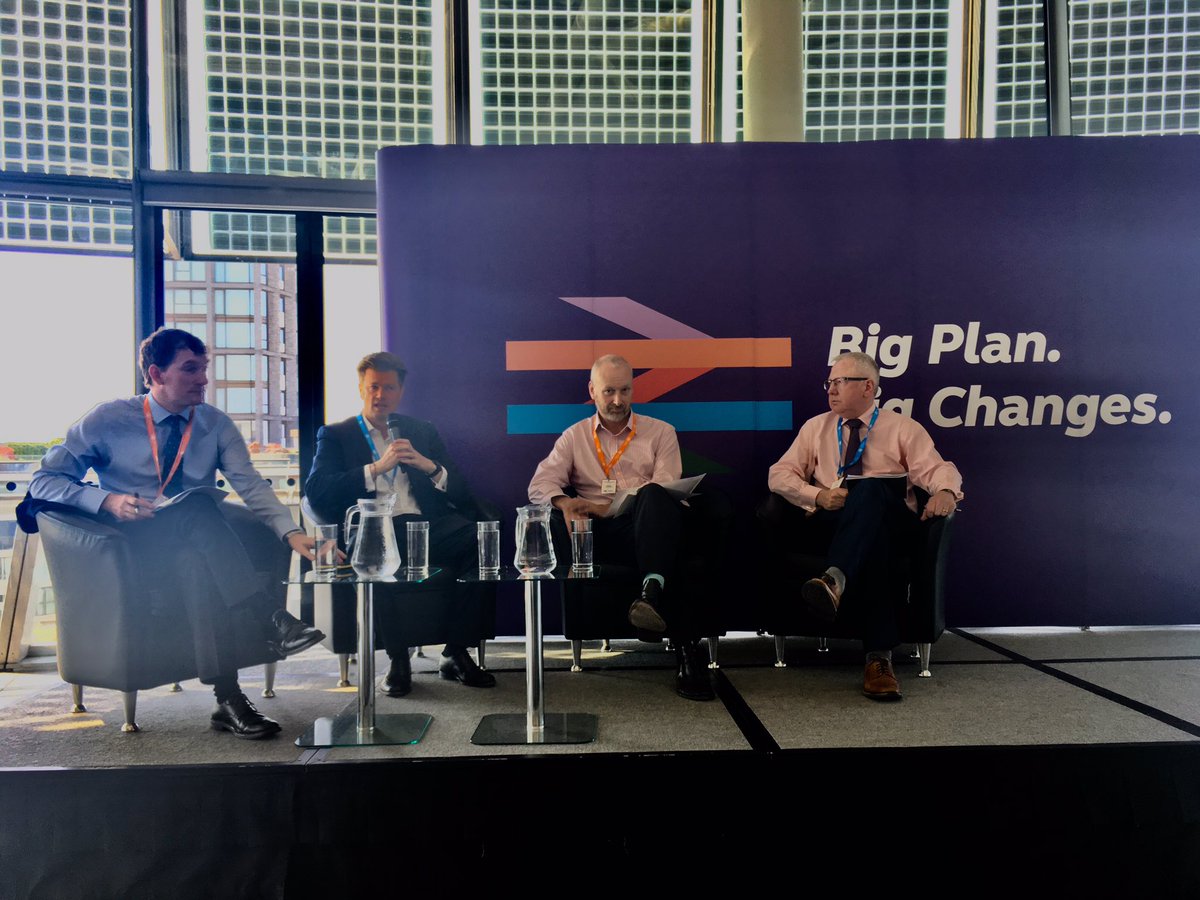 CBI_Inf's tweet photo. @CBItweets London Director @CBIEddie on panel at @RailDeliveryGrp London Rail Show discussing what a reformed railway should look like in London &amp; the South East #railreview #railS19 https://t.co/1sAGsqOFJT