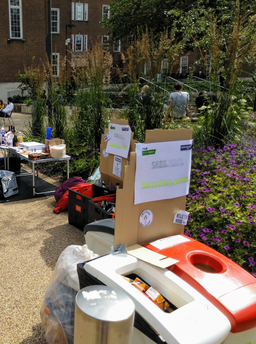 SEES_Green's tweet photo. In such amazing sunny days, if you go to a BBQ, don't forget to recycle can, glass, food waste, etc. 
Some pictures from our last BBQ. https://t.co/J724RNPyf7