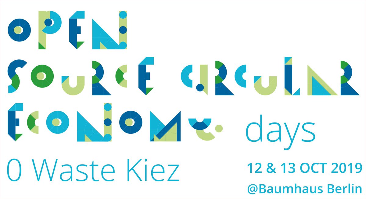 bricktick's tweet photo. The –Open Source Circular Economy Days Berlin– will be back in 2019! We will meet in October at Baumhaus Berlin and our Call For Content is out. Come &amp; Contribute to the program. Link:  https://t.co/JF0tM5Yx9W #circular #opensource #osce #circulareconomy #opencircularity #berlin https://t.co/FCx8IgNCBD