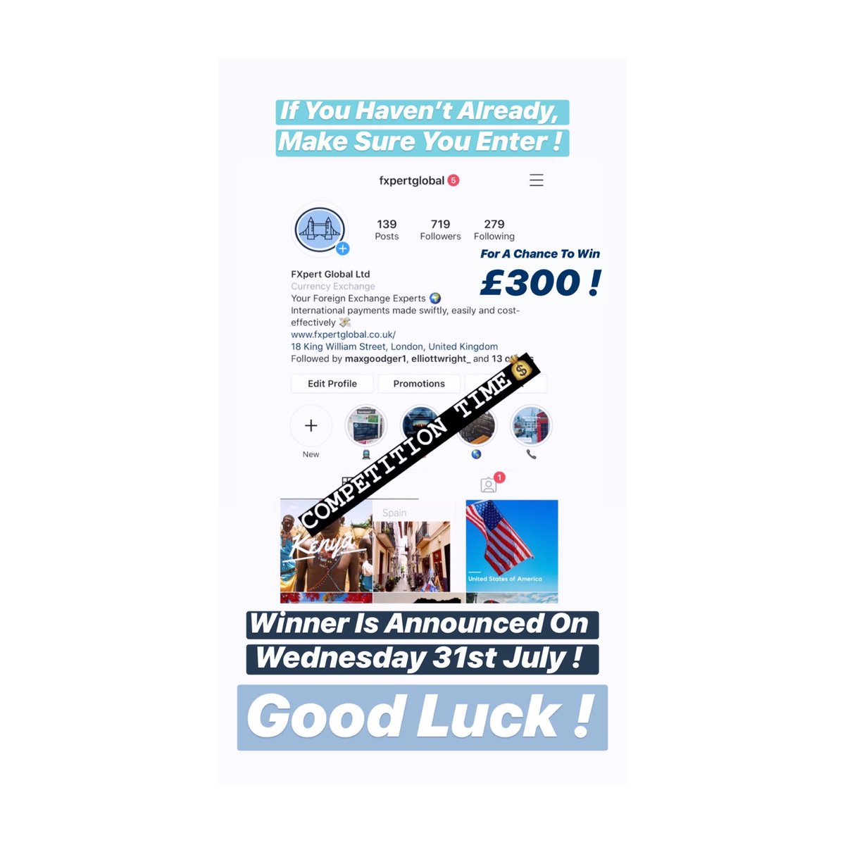 CremelloCM's tweet photo. COMPETITION TIME...Win £300 cash💰To enter all you have to do is • Follow us • Like this post • Share this post to your story or page and tag us @fxpertglobal 🌎 Winner will be announced on Wednesday 31st July 2019 live on Instagram at 10am! Good Luck🌟

#competition #win https://t.co/UpEohPRVBq