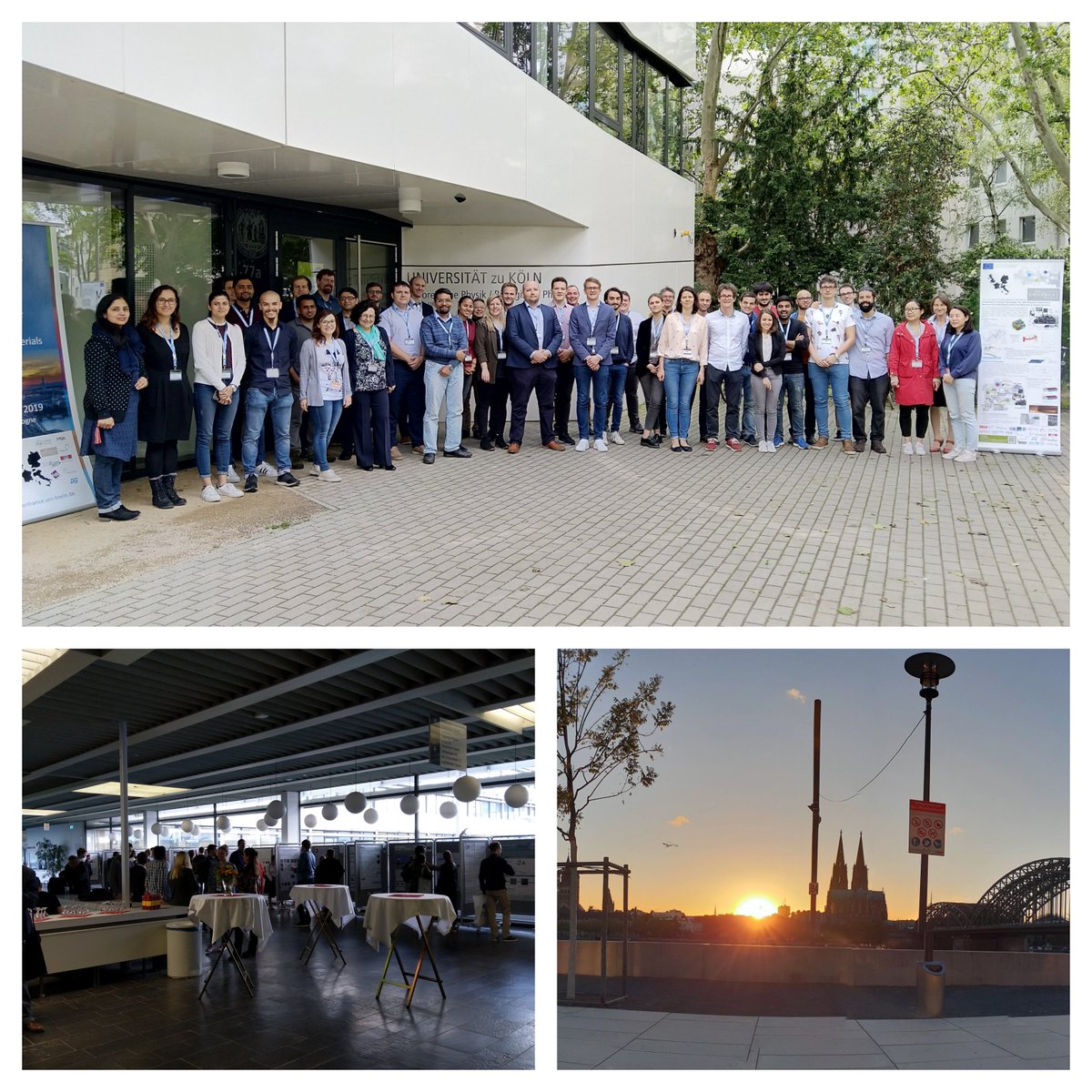 ITN_Enhance's tweet photo. Thank you all for joining us at the International School and Symposium « From Molecular Engineering to Advanced Materials », Cologne, Germany. https://t.co/dkmhYhzlPL