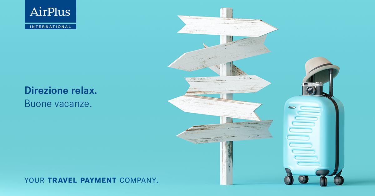 Si continua a viaggiare, ma questa volta per concedersi un piacevole periodo di vacanza! 

Buona estate dal team di AirPlus. Ci sentiamo a settembre!