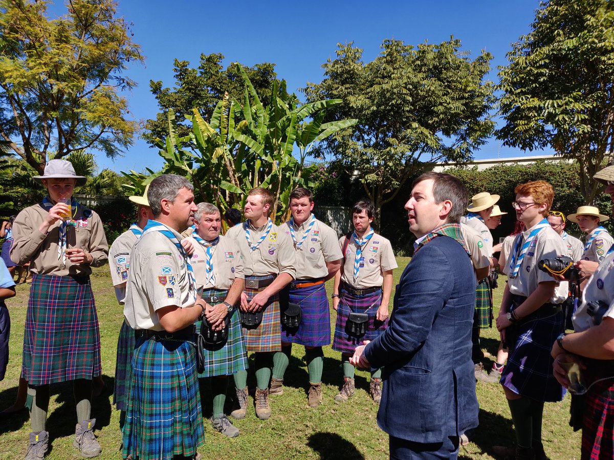 .<a href="/UKinMadagascar/">UK in Madagascar</a> Thanks to our Ambassador, Phil, for the kind invite to share our stories of partnership work, travels, and impressions of Madagascar. Also for telling us about your role, and the tea and cake was great too!! #SkillsForLife
<a href="/ScoutsScotland/">Scouts Scotland</a> @UKScouting @FoibeTily