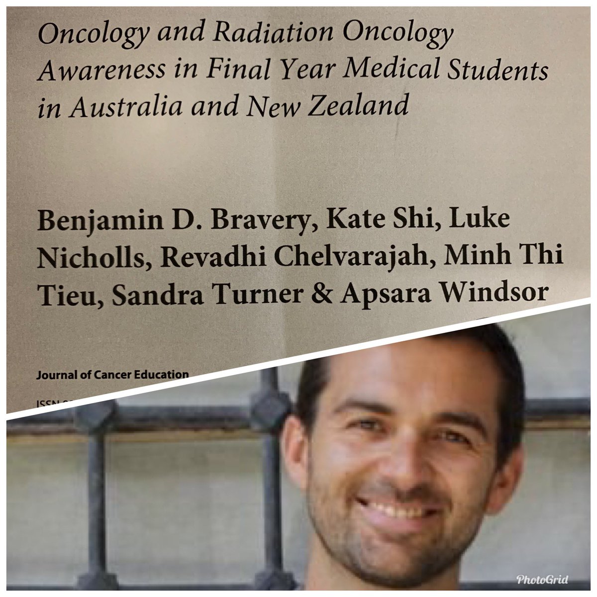 sandraturner49's tweet photo. SHOCKING: >300 final year med students from all 21 Aus &amp; NZ med schools rate oncology teaching “worst”. Majority have no dedicated #radonc learning; >30% graduating docs think patients radioactive after external beam #radiationtherapy Time to fix @benbravery @subatomicdoc https://t.co/0iU1iPcn7z