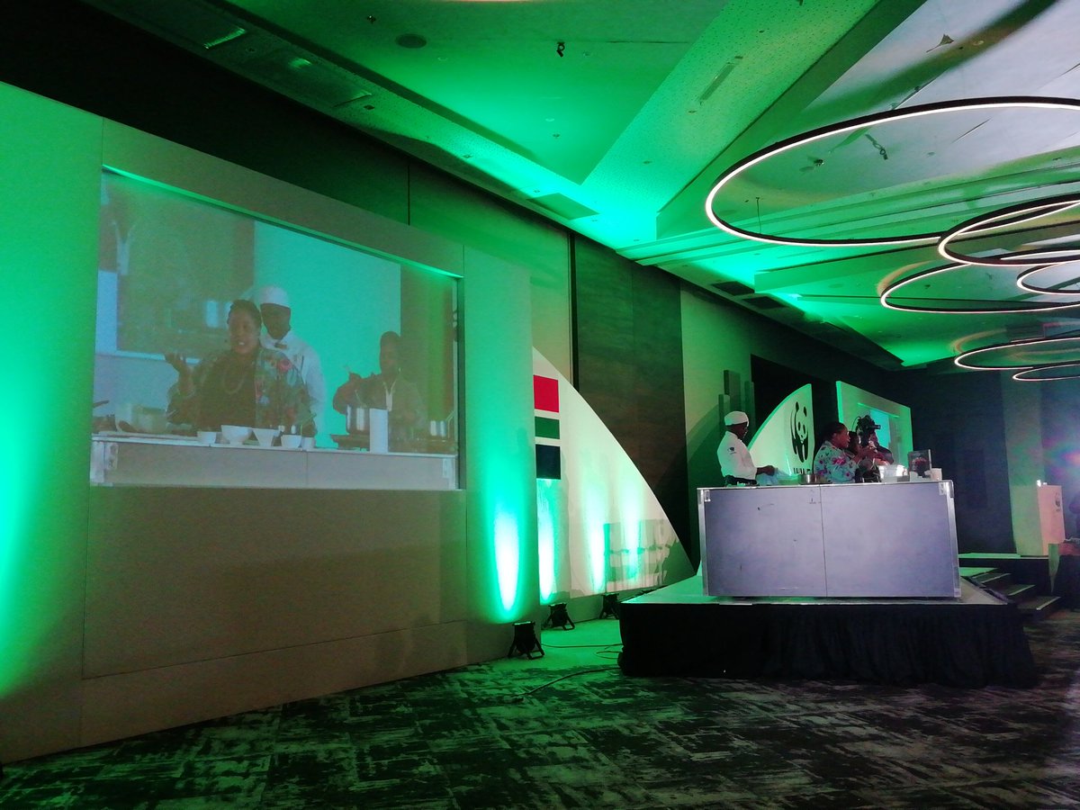 #LPC2019 #Nourish Zola Nene showing us how a proper potato curry is made!