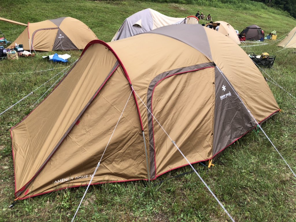 nob330's tweet photo. 設営完了
 #fujirock #フジロック https://t.co/iYCmj5Ve2G
