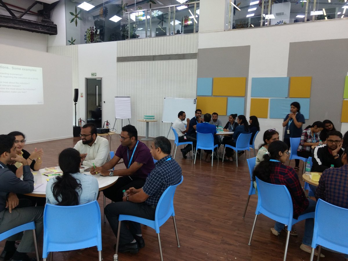 kunjal23's tweet photo. Yet another small step towards enhancing better #EmployeeExperience. New joiners at #designthinking workshop collaborating and co-creating on how a better experience can be provided during induction. @juliusmanni @KatariinaKravi @AngelaImNetz @MeriUmi #tietolife #onboarding https://t.co/fLdqvBkL8H