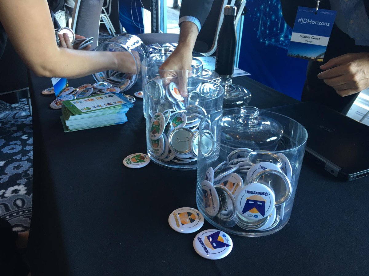 Has everyone got their @iManageRAVN  superhero badge at #JDHorizons yet?