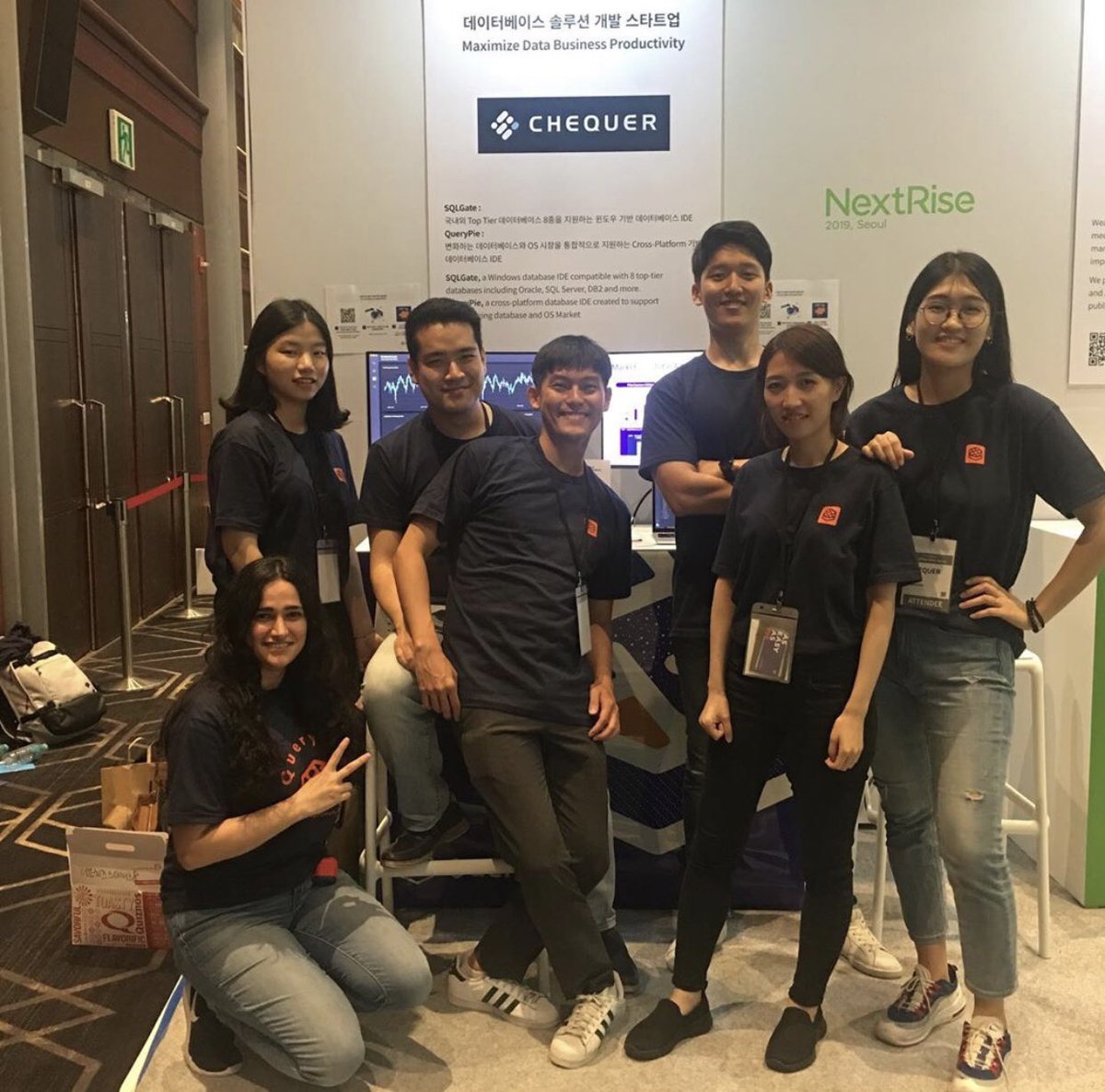 querypie's tweet photo. A big thanks to everyone that dropped by our booth at the NextRise event! We appreciate your love and support, and hope to see you at the next one, too! #databasetool #coex #businesssolution #querypie #datavisualization #dataanalysis #sqltool #databasetool #developers #startup https://t.co/nPDLXeUKZg