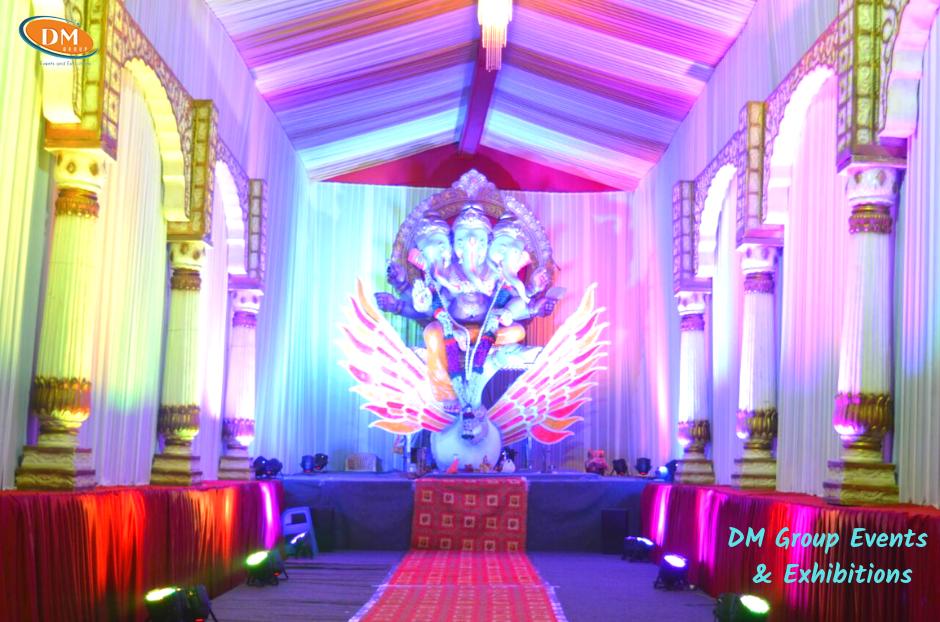 Ganesha Festival Backdrop / Ganpati Banner With Modak Packet - Etsy