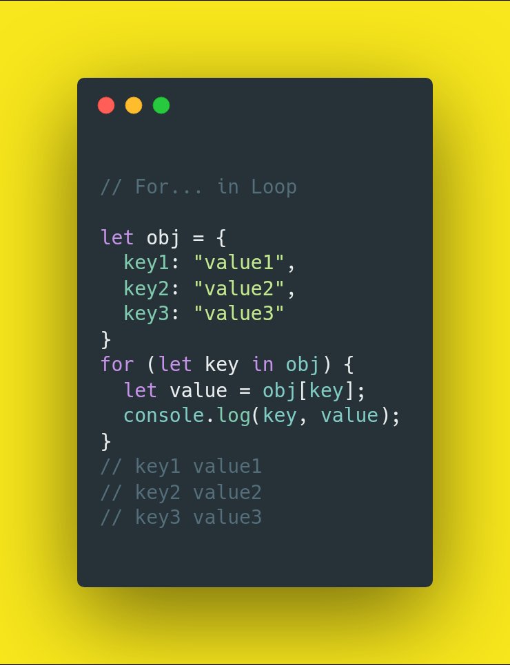 iambolajiayo's tweet image. 5 techniques for iterating through JavaScript objects and getting keys + values.

🔸For…in Loop
🔸Object.keys()
🔸Object.values()
🔸Object.getOwnPropertyNames()
🔸Object.entries()

🎤 Open question: which is better and why?

#HashnodeCommunity
#100DaysOfCode 
#150daysofalc