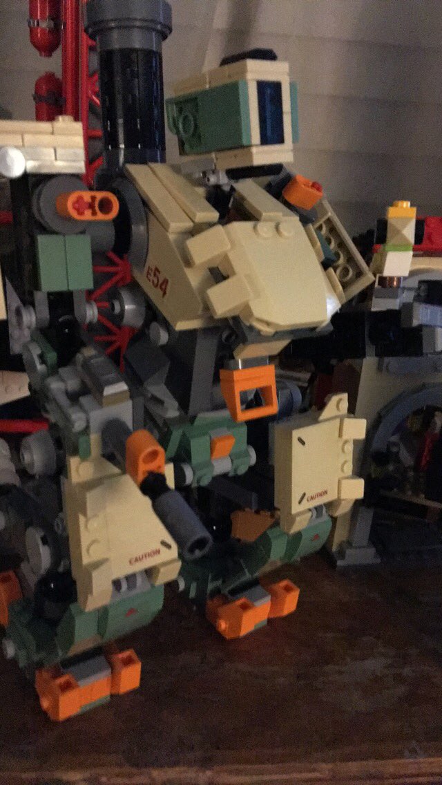 Bastion! His light doesn’t work cause im stupid and have to take things apart with no knowledge of how to put them back together 
