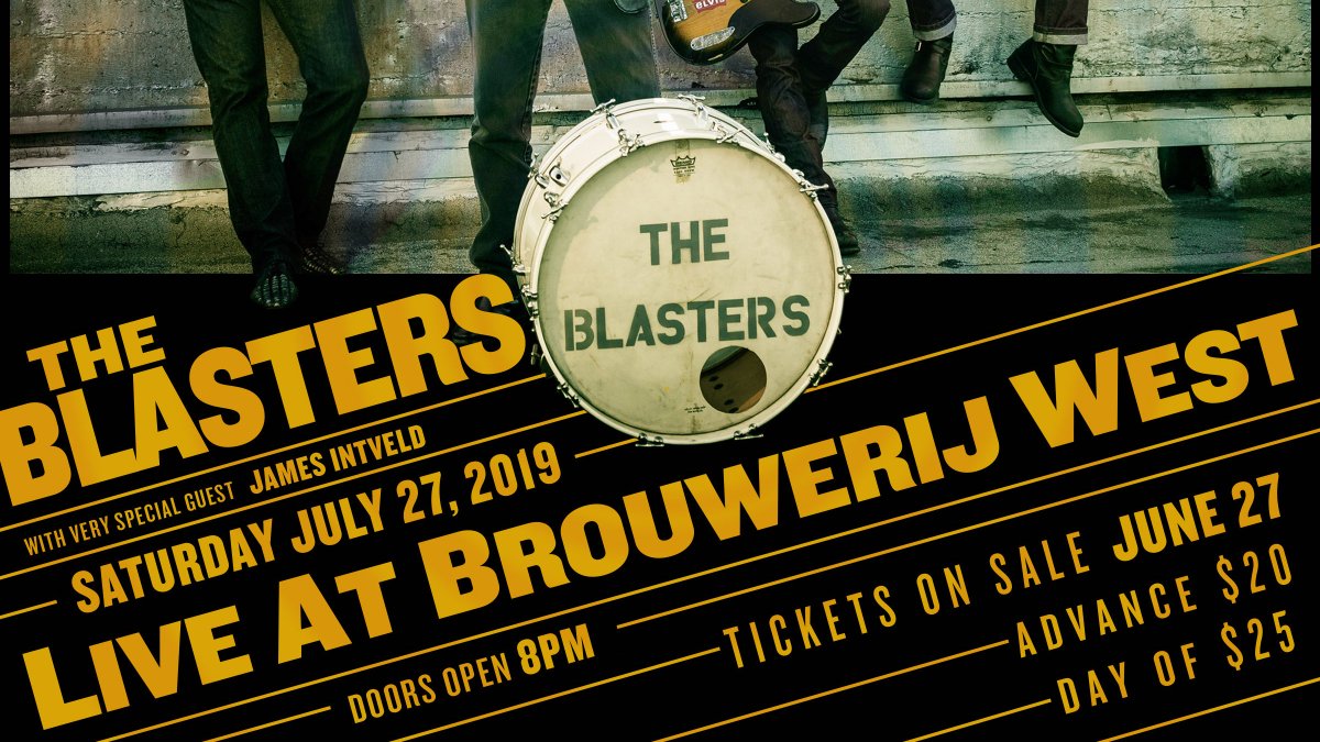 We are in town this weekend! Live at Brouwerij West with very special guest, James Intveld .
Sat Jul 27 2019
8:00 PM - 11:30 PM (Doors 8:00 PM)
Tickets: ticketweb.com/event/the-blas…
