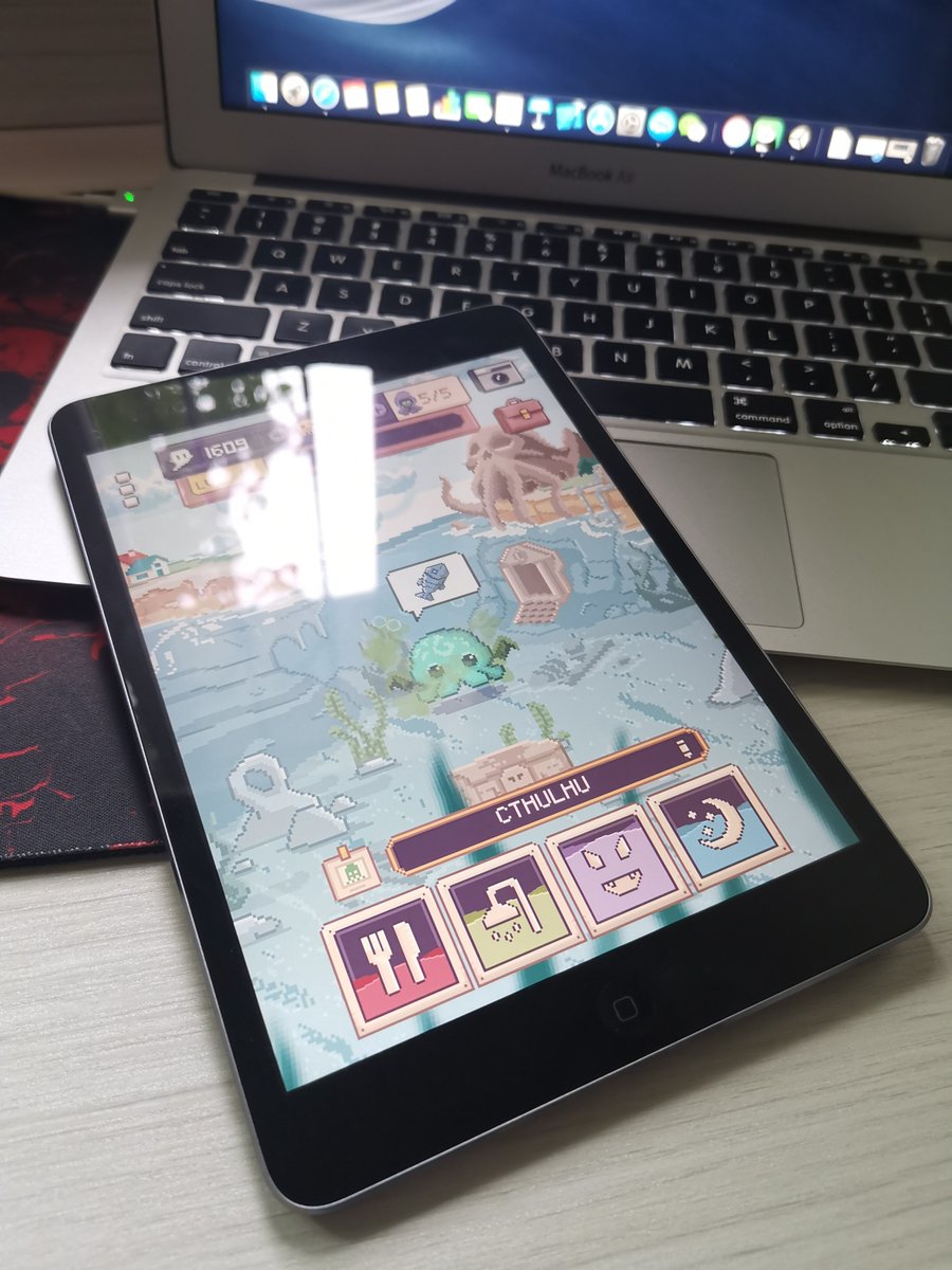 Finally! Cthulhu Virtual Pet 2 is now available on Apple Store! Use the apple exclusive LAUNCH GIFT CODE: welcome

Please report if you find any bugs, and don't forget to rate us positive if you like the game!

apps.apple.com/es/app/cthulhu…