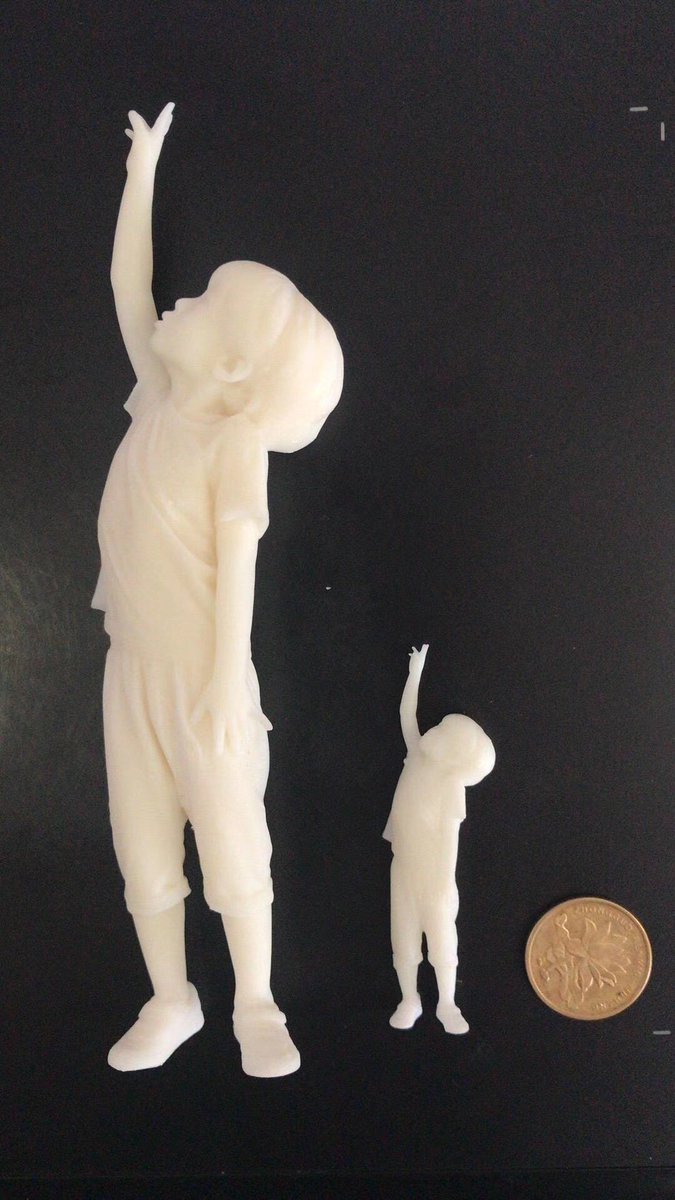 Mandy95978738's tweet photo. resin kids and men model, printed by Z330. https://t.co/K5IVYZKswj