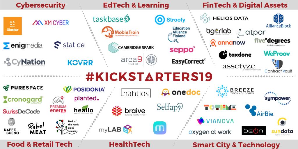 Excited to announce our 2019 participants. A warm welcome to the 48 #startups &amp; #scaleups from 17 countries that will join us at <a href="/KraftwerkZH/">Kraftwerk</a> in September! #kickstarters19 #makeithappen #cybersecurity #edtech #fintech #food #healthtech #smartcity
