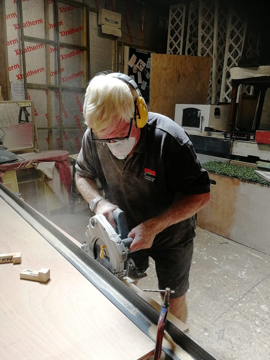 WinchMOS's tweet photo. The cast of our next show, #JekyllandHyde are having a break from rehearsals for the summer. However, our set team are still hard at work constructing some amazing pieces. We cannot wait to show them to you all in November! https://t.co/1akLzriCD2
