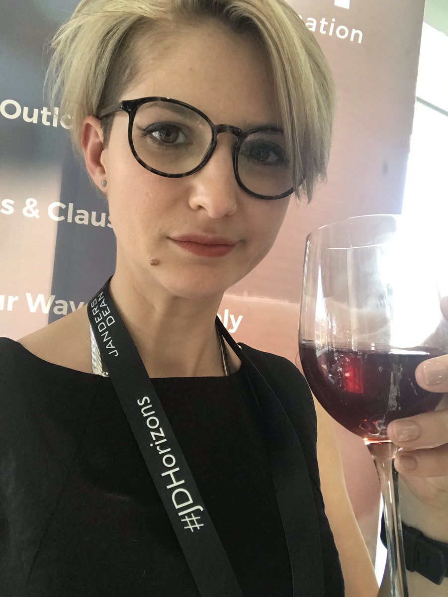 My last glass of wine was a year ago at #jdhorizons so it was only fitting that I broke my fast here today. Cheer <a href="/jandersdean/">Janders Dean</a> !