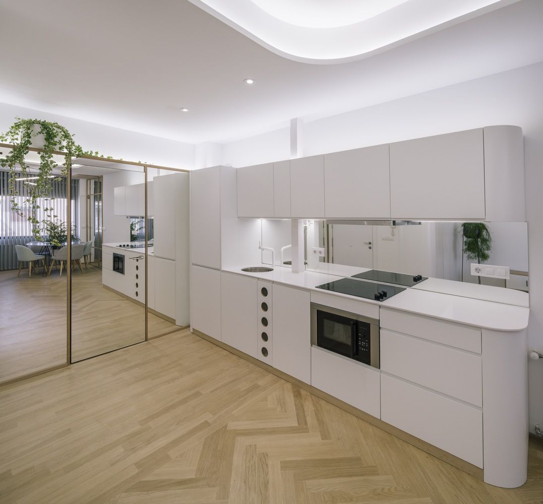 homeditcom's tweet image. Luxury Madrid Apartment Designed By architects at Fast and Furious Production Office #interiordesign