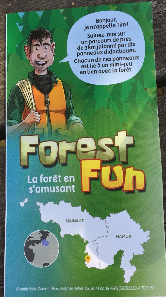 Les flyers de présentation de l'application #ForestFun sont arrivés. Profitez de ce jeu et du sentier didactique sur un parcours de 3,5km à #Momignies.
Plus d'info aux #DemoForest et sur notre site :foret-pro-bos.eu/fr/publication…
<a href="/furet_company/">Furet Company</a>
<a href="/InterregFWVL/">Interreg FWVL</a>
<a href="/HIB_FR/">Hout Info Bois</a>
@srfb_asbl