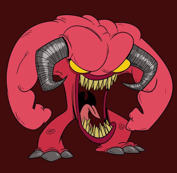 Brian Bear on Twitter: "Doom’s Pinky Demon through its incarnations. h...
