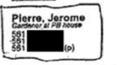 *Jerome Pierre (no info)*Bill Richardson Shelly AboffPatrick Mcmullun