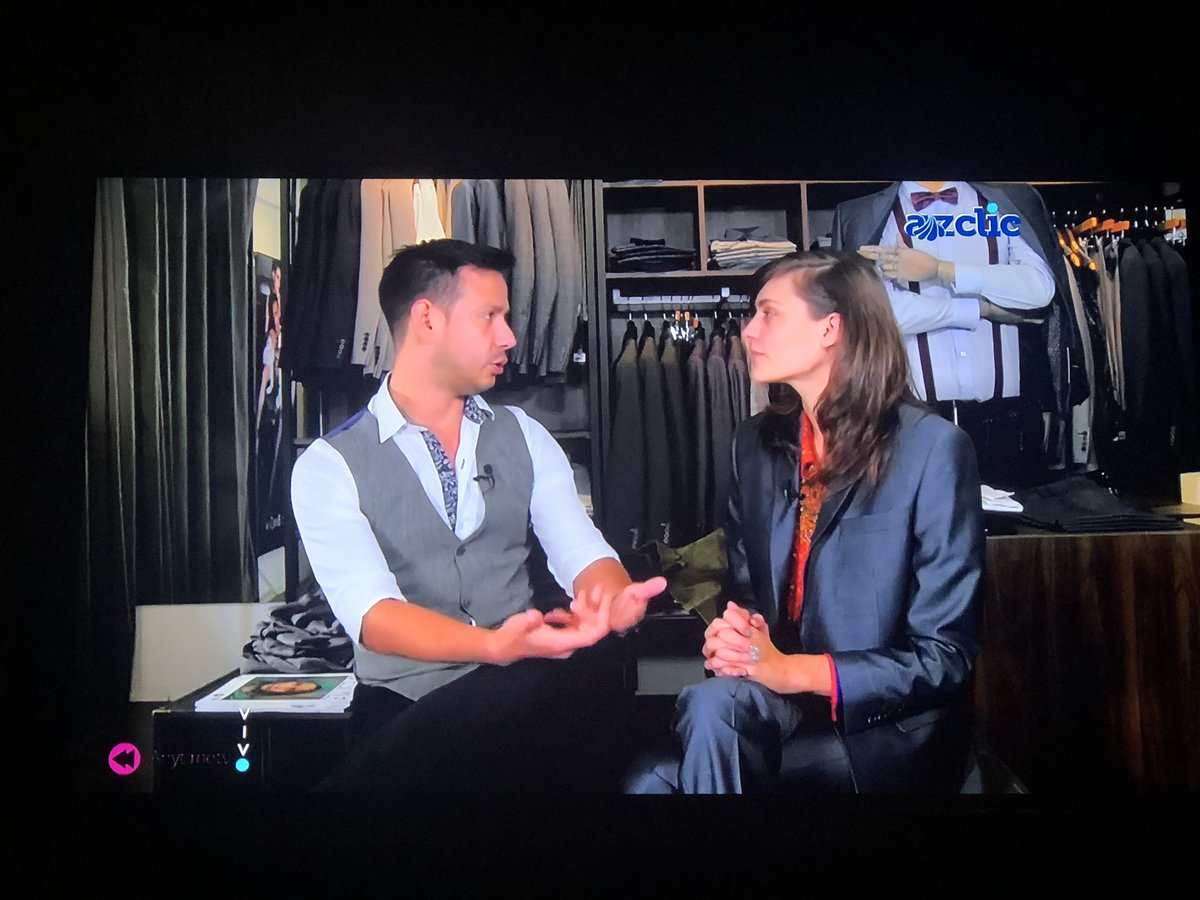 maxbamba's tweet photo. Galo Bertín en el mejor programa de stylo y moda #Fanchic con la excelente conductora y top model @ColuDiaz en @AZClicTV @AZTVdePaga https://t.co/5QMBO4DD9Q
