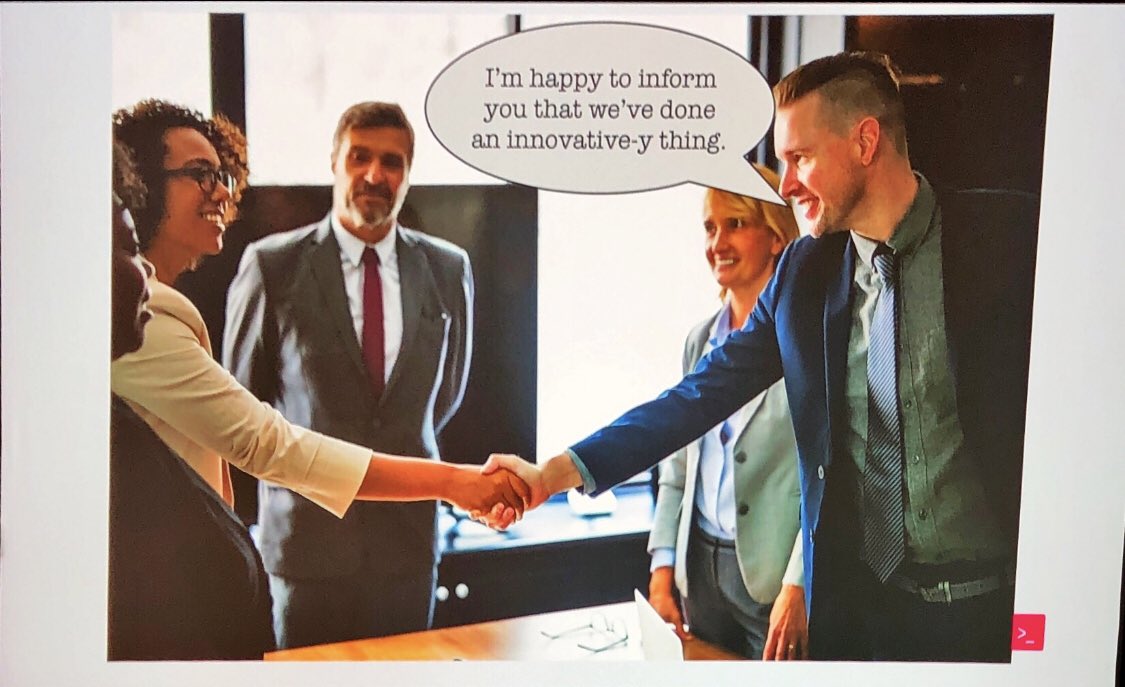 We’re different from the others. We do innovative-y stuff.  #JDHorizons