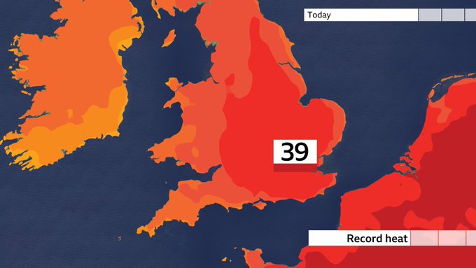 BBCBreakfast's tweet photo. Yes, this is the ๐ฌ๐ง
Get ready for 39C! ๐ก๏ธ
Full story here: https://t.co/MKCRiWQXM2
#hottestdayoftheyear
#hottestdayonrecord
#BBCBreakfast https://t.co/ZPlSmgBqBR