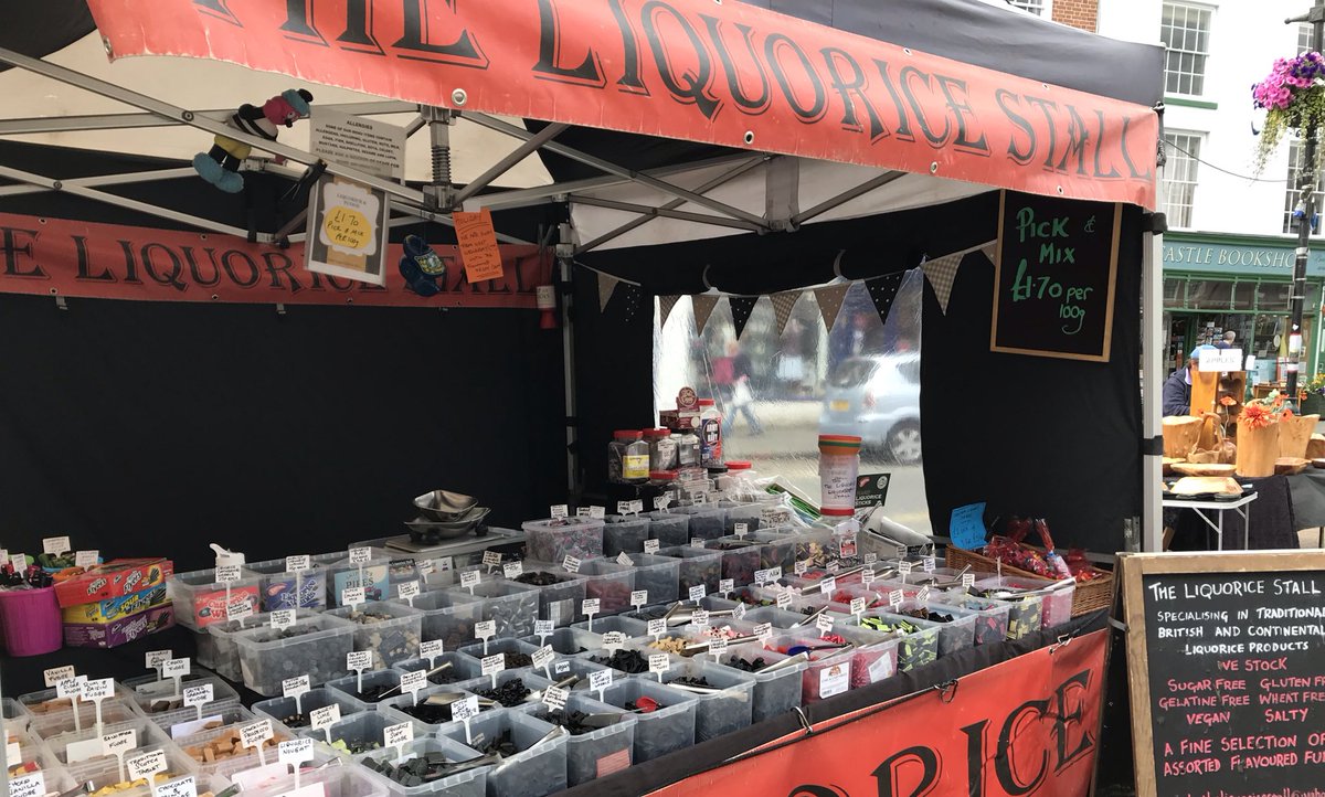 Back <a href="/LudlowMarket/">Ludlow Market</a> tomorrow &amp; Saturday with all your favourite liquorice treats - couple of newbies too so come &amp; take a look