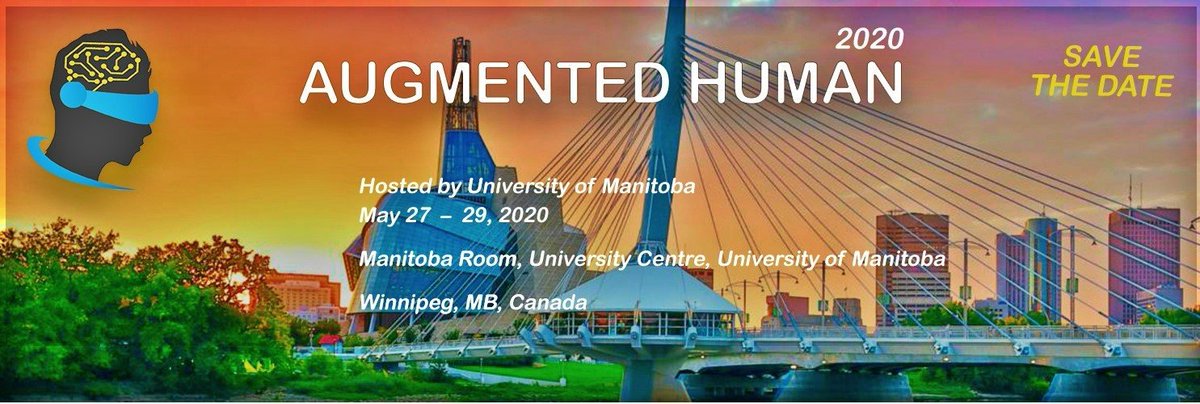 #AH2020 will be in Canada at University of Manitob, Winnipeg, stay tuned! augmented-human.com