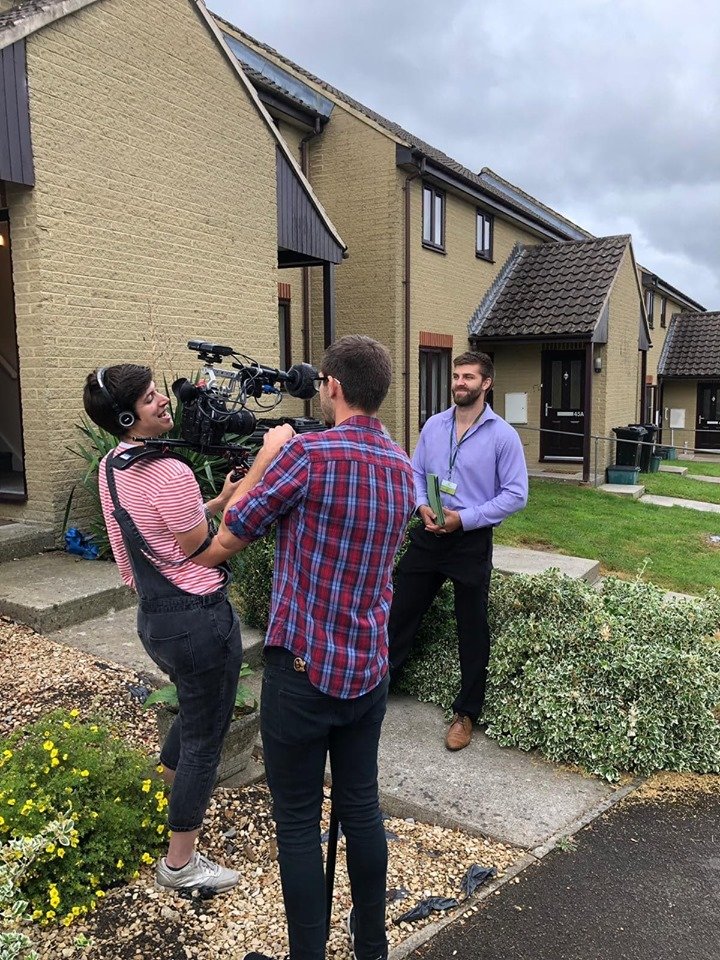 Last week we were filmed for a TV project to help relocate a #WhiteHorseHousing tenant to a more suitable property - look out for us on your screens in 2020! #TVStars #WHHA #3SL