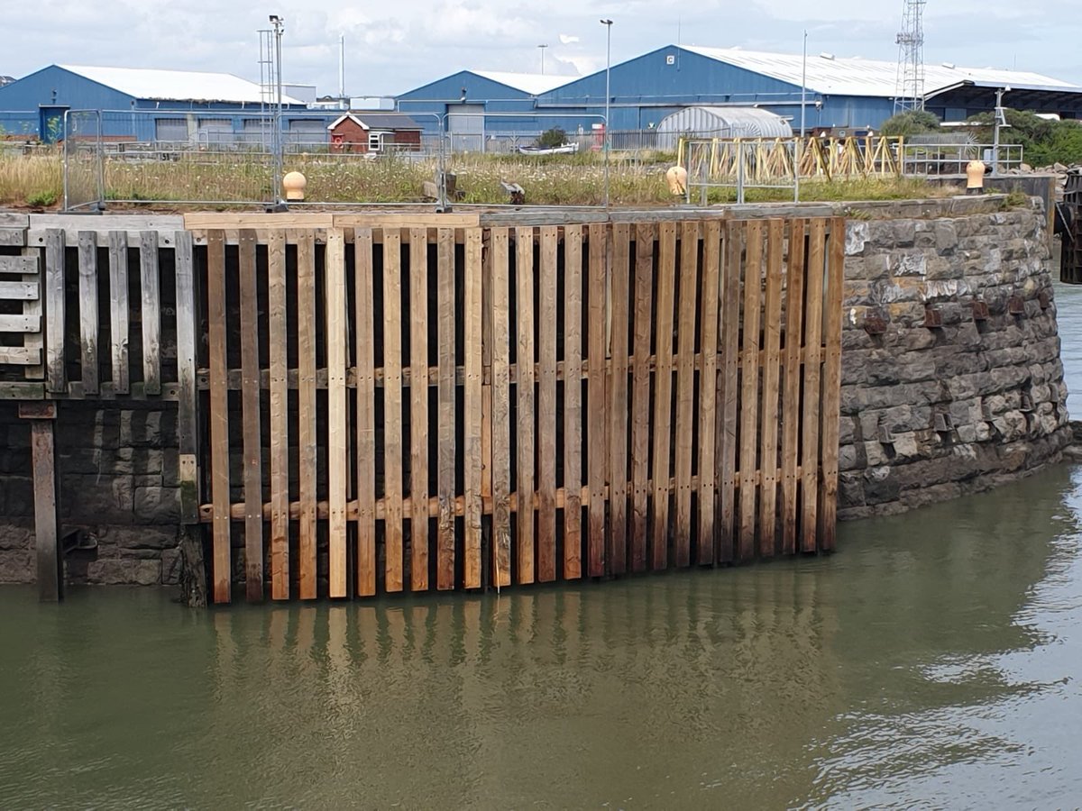 JDMarineandsons's tweet photo. Timber repair work carried out to jetty aboard our multi cat Alec-d at @ABPSouthWales Barry docks #jettyrepairspecialists #multicats #jdmarine&amp;sons https://t.co/uZ5xoWs9hT