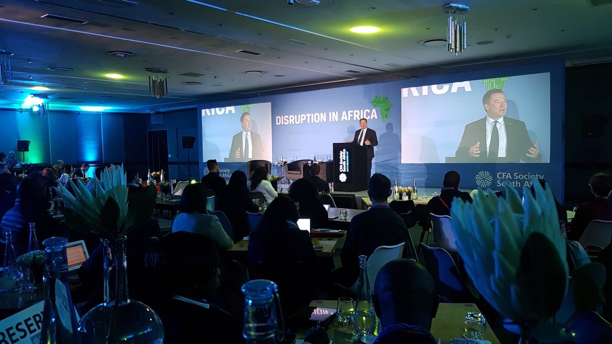 CFA_SA's tweet photo. @garybaker MD of @CFAinstitute EMEA region opens the @CFA_SA #DisruptionInAfrica annual conference https://t.co/ykAknn1ZBq