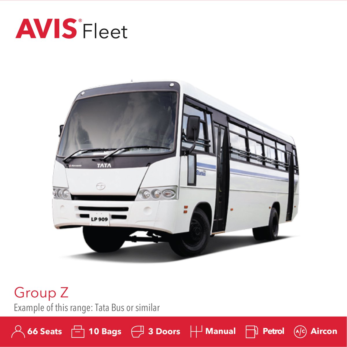 Avis_Qatar's tweet photo. AVIS Qatar offers its "People Carrier - Group Z" to accommodate the need for a Large number of passengers for company needs or events.
🚌 Toyota TATA
🚌 Leyland ASHOK Buses
Vehicle Features
✅ 66 Seats
✅ Manual
✅ 10 Bags
✅ Petrol
✅ 3 Doors
✅ Aircon
#AVISQatarl #CarGroups https://t.co/zMe3RLd2PK