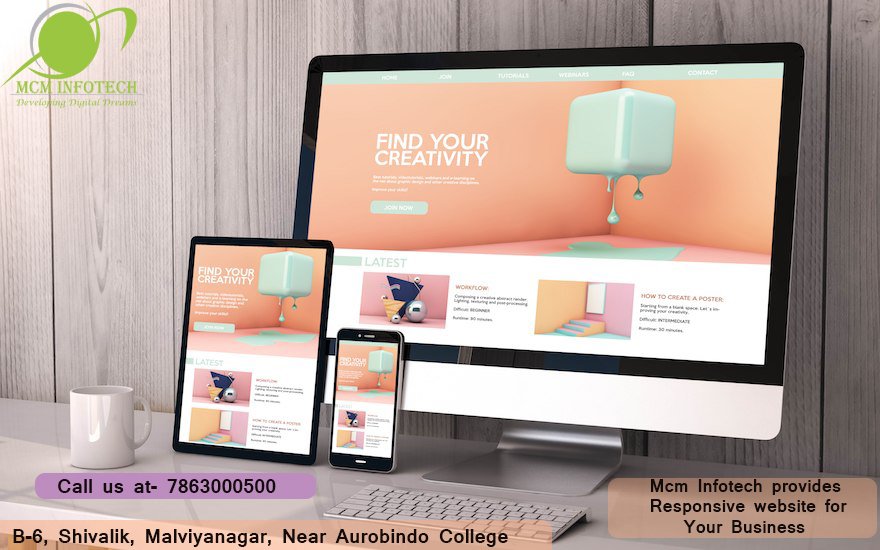 mcminfotech's tweet photo. A Responsive website design takes your business to next level and builds a system which is trustworthy, affordable and portable. At the same time it is loved by clients in all manners.Responsive web design has recently become an important factor of Web Designing. call- 7863000500 https://t.co/ZRIo4aINPj