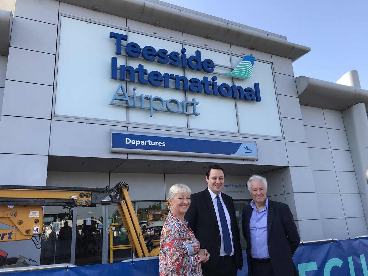 TeesValleyCA's tweet photo. Back to the Future...

Say hello 👋🏼 to the newly re-branded Teesside International Airport ✈️ 

Developed by our in-house team, produced by airport-based @ShutterMedia 

What do you think? 

#TeessideTakingOff https://t.co/VxVhFTrrXM