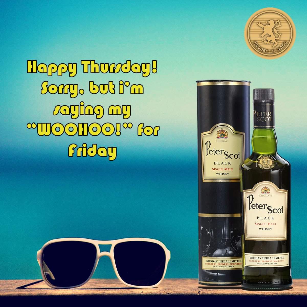 ScotMalt's tweet photo. Thirsty Thursday. Hope your day ROCKS.
#peterscotblack #peterscot #indian #india #whisky #whiskey #singlemalt https://t.co/KMZWgLqgVO