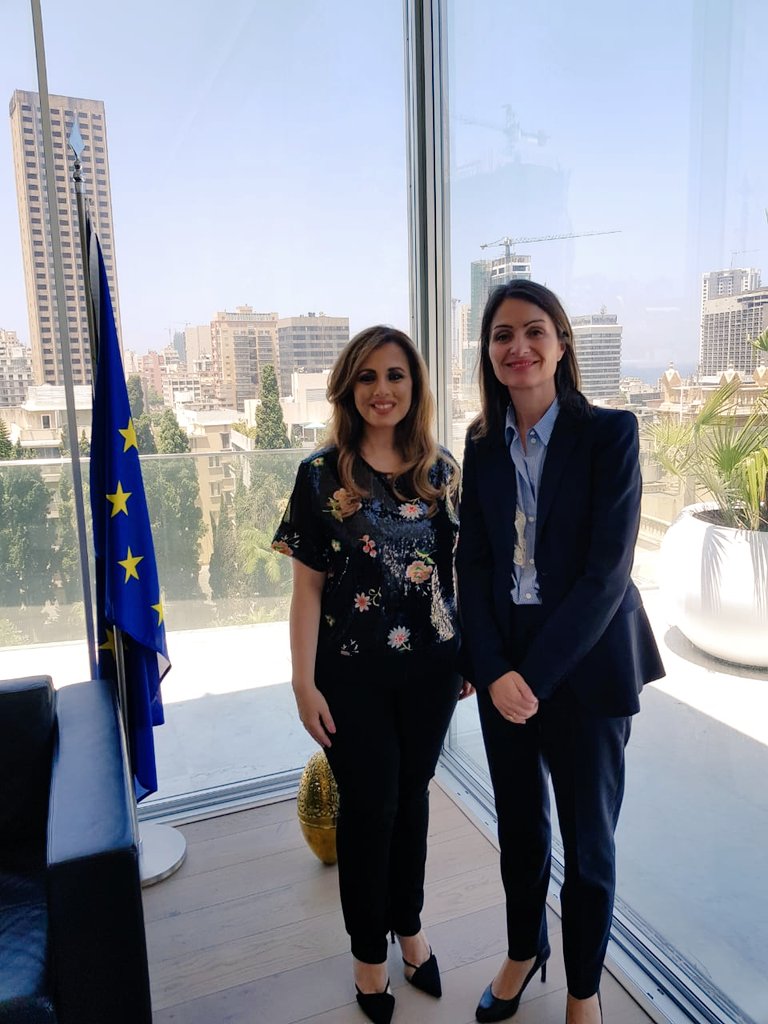 dinasaadramadan's tweet photo. @EUAmbLebanon
@EUinLebanon
@tatianahosny
Today Stay tuned @telelibantv
#EUAmbChristinaLassen
#Intw #Farewell #Politics #Budget #SecuringBorders
#Roadmap #Counterterrorism
#SyrianRefugees
#OneOnOne https://t.co/MdGAdbRfck