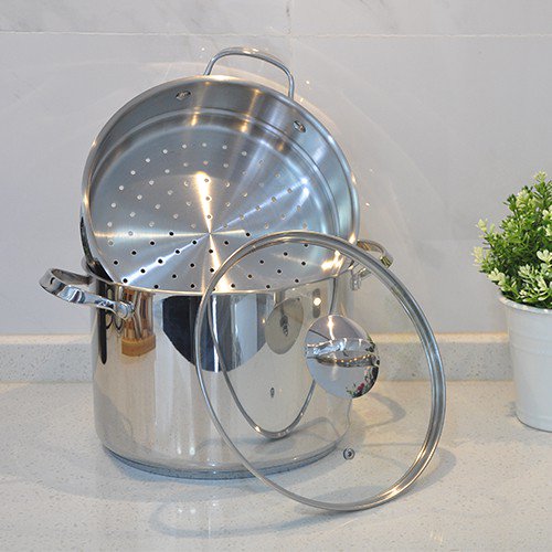 YugaMetal's tweet image. The quality best selling stainless steel non-stick cookware casserole set steamer with glass lid is beyond criticism. #10piececookwareset #nonstickcookwareset #stainlesssteelcookwaresetdeals