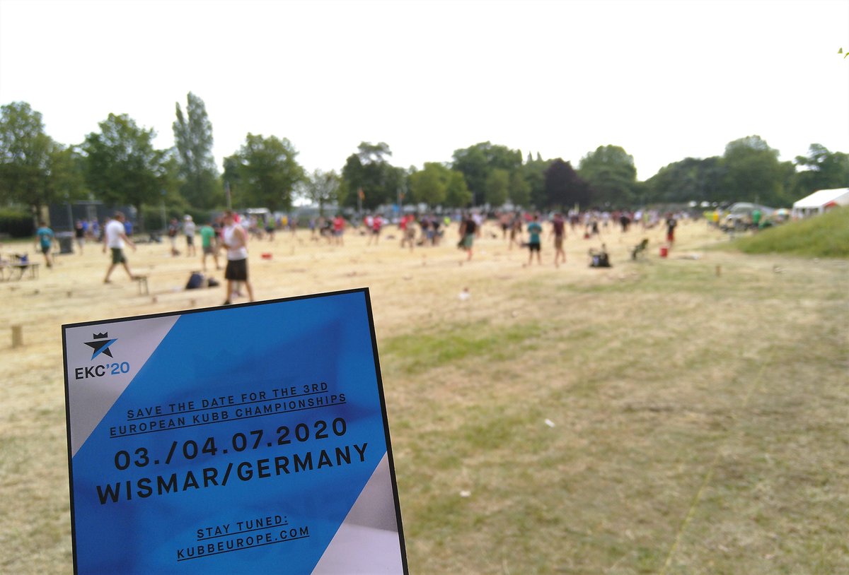 Nach der EKC ist vor der EKC! Ein WAHNSINNS-TURNIER! DKubbB und EKA suchen engagierte Helfer für das kommende Jahr. Bist du dabei? Melde dich! #SaveTheDate #ekc20 #ahoi20 #kubbunites