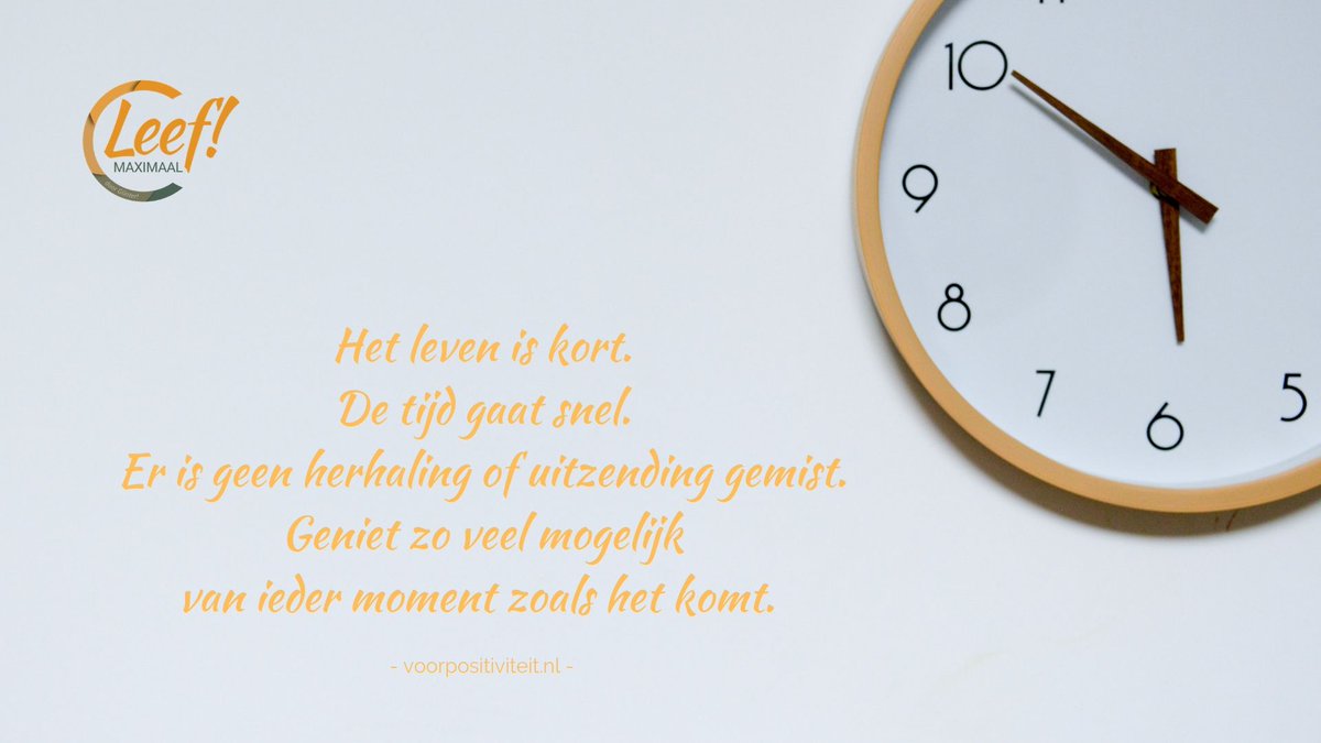Heb jij momenten die je graag zou herhalen of terug zou zien op uitzending gemist omdat je niet voldoende hebt genoten?

#persoonlijkleiderschap