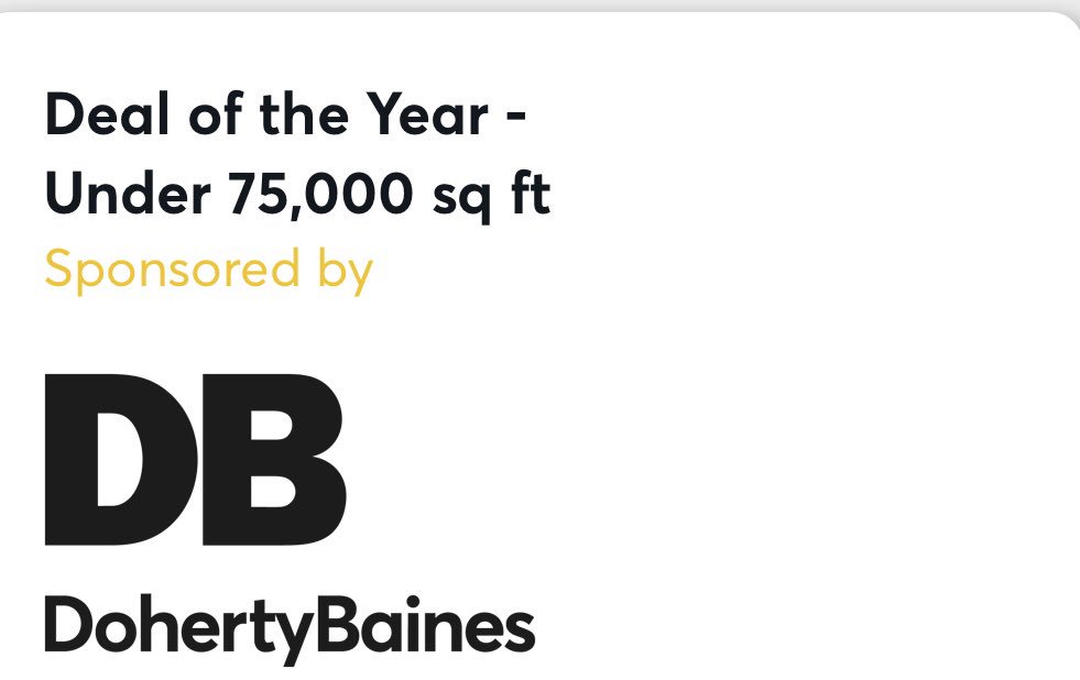 Best wishes to shortlisted finalists <a href="/Chancerygate/">Chancerygate</a> <a href="/Wrenbridge/">Wrenbridge</a> <a href="/SEGROplc/">SEGRO plc</a> Barberry awards.industrialagentssociety.com