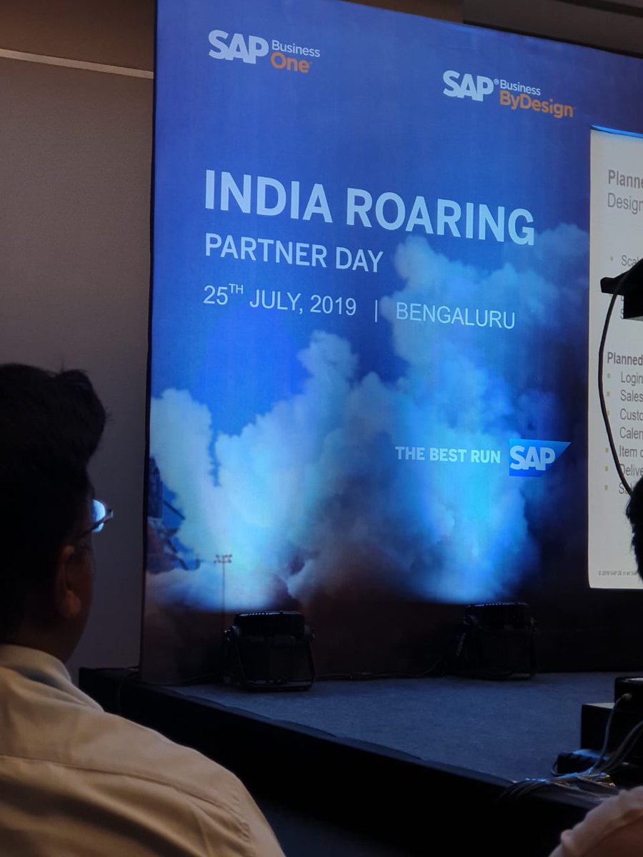 Pristine at the "India Roaring Partner Day" with <a href="/pauloalmeidaSME/">Paulo Almeida</a> <a href="/Erwan_philippe/">Erwan Philippe</a> &amp; <a href="/miteshrgandhi/">Mitesh R Gandhi</a> 
#PristineMkt #PristineSolutions #SAPBusinessOne #PartnerDay #India
