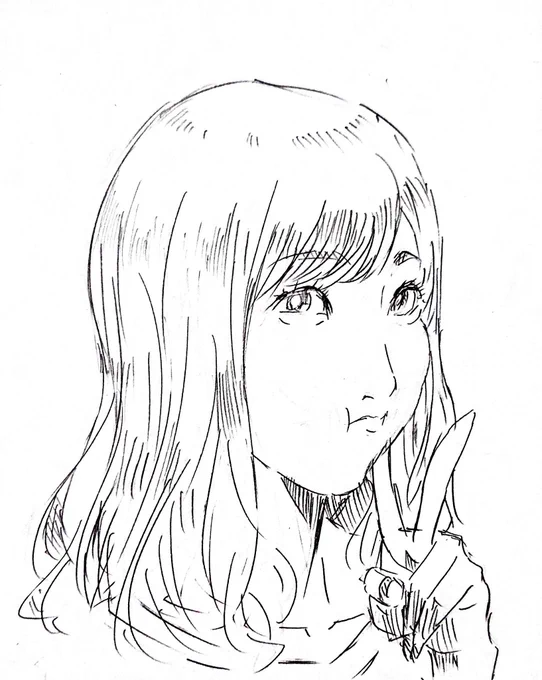 今描いたうっちーと昔描いたうっちーと懐かしいやつ 