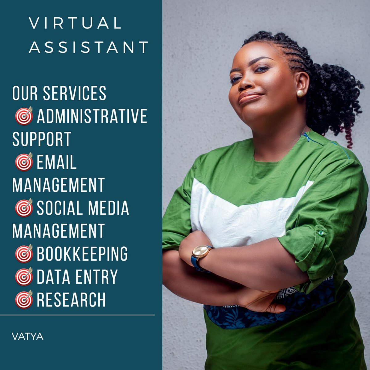 VATYA_Online's tweet photo. Why do it alone when your Virtual Assistant is available to take it up for you.Send us a dm and we will get the tasks done.
#VATYA #virtualassistant #virtualbusiness #throwbacckksalez https://t.co/aWVpPMFDKe